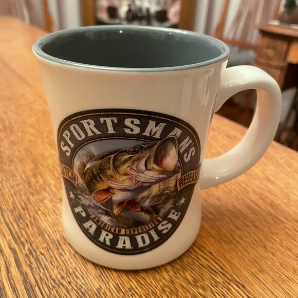 Sportsman's Paradise Catch Release American Expedition Coffee Cup Mug - Picture 1 of 5